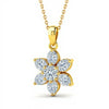 Kale Pear Shape Lab Diamonds Solitaire Pendant - Jewelslane