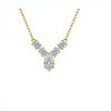 Kenna Pear shape Lab Diamond Solitaire Pendant Necklace - Jewelslane