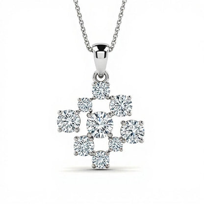 Kina Solitaire diamonds Pendant - Jewelslane