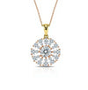 Kiyo Round Brilliant Lab Diamond Solitaire Pendant - Jewelslane
