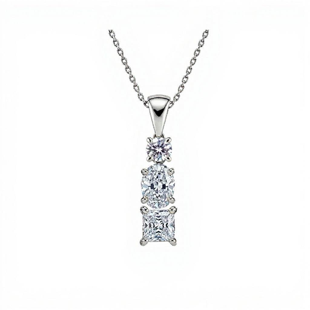 Kori Lab Grown Diamond Solitaire Pendant - Jewelslane
