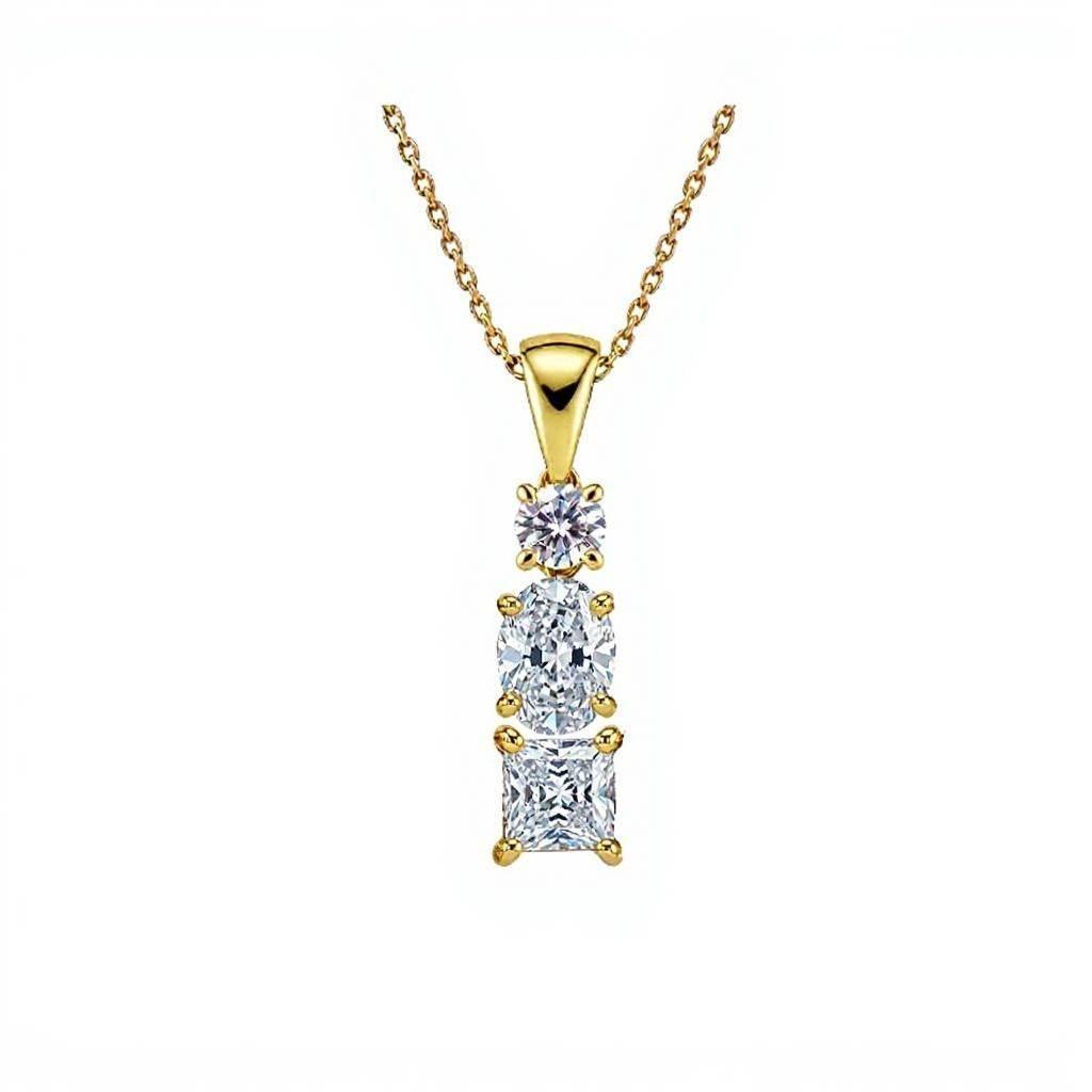 Kori Lab Grown Diamond Solitaire Pendant - Jewelslane