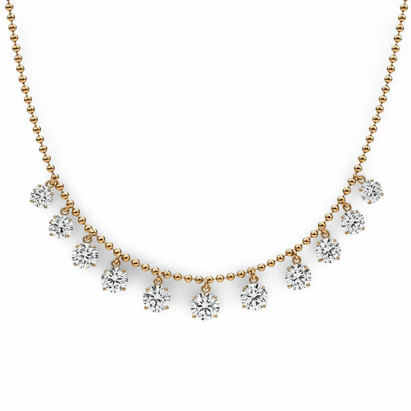 Lina Floating Lab Grown Diamond Necklace – Jewelslane