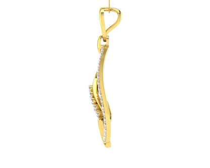 Lyra Diamond Pendant - Jewelslane
