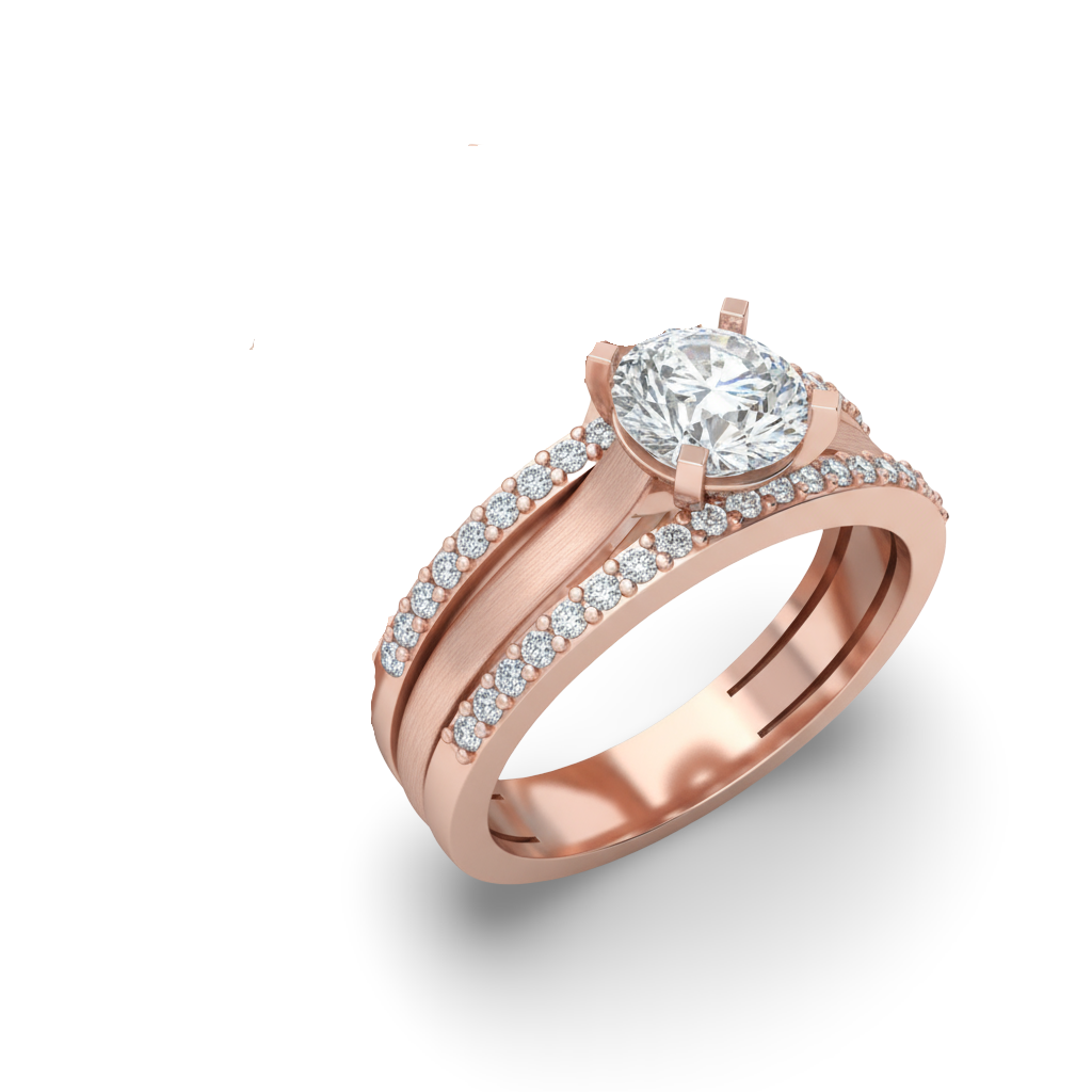Naima Lab Grown Diamond Soitaire Ring - Jewelslane