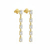 Nalini Oval Shape Lab Grown Diamond Dangle Earrings - Jewelslane
