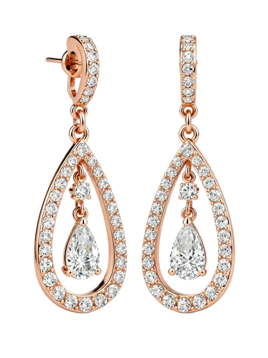 Nalini Pear Shape Lab diamond earrings - Jewelslane