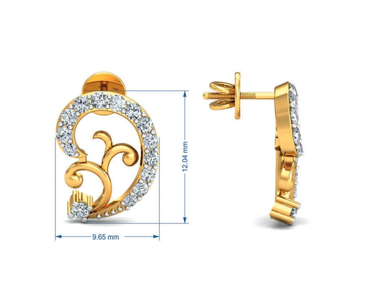 Nawra Diamond Earrings - Jewelslane