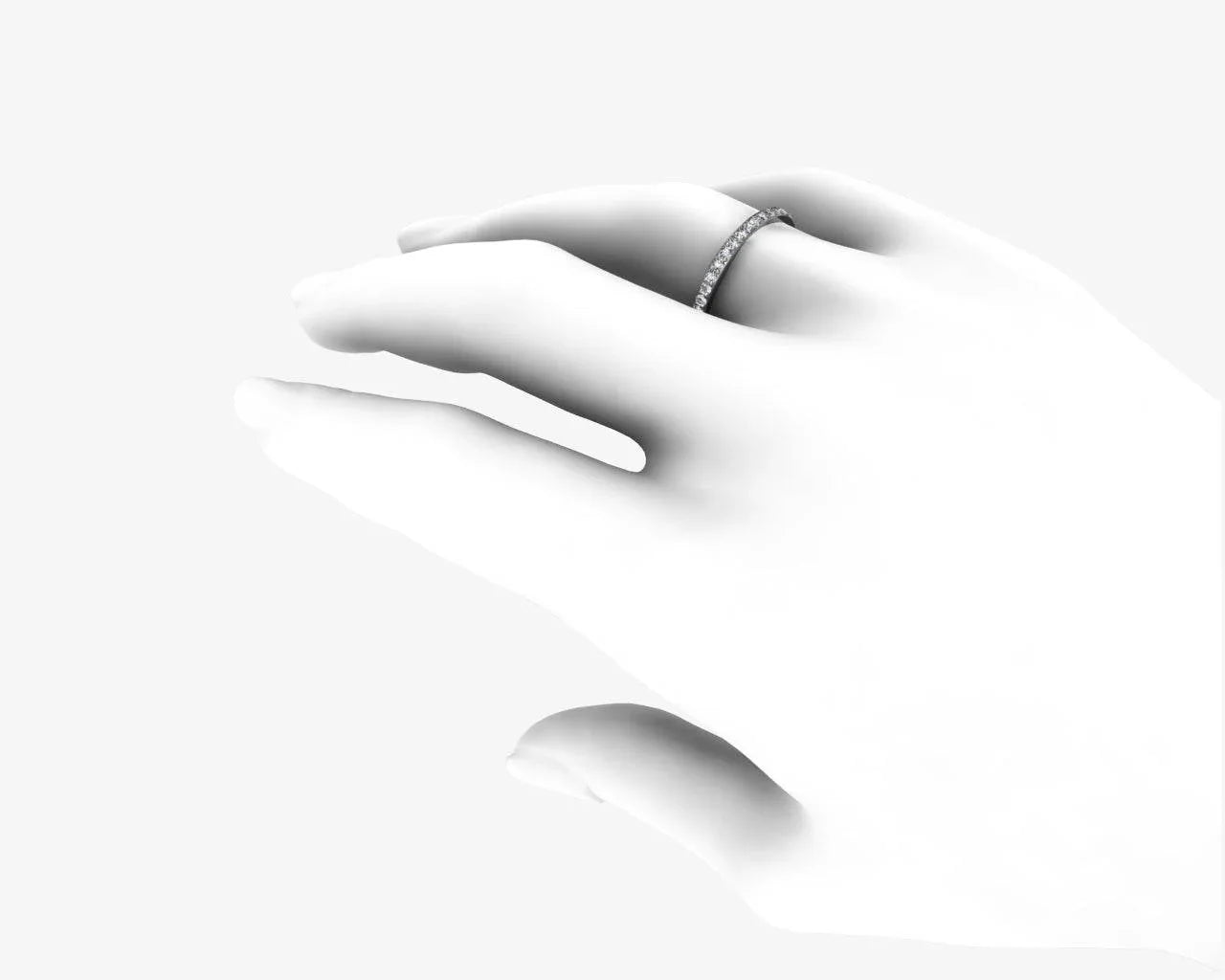 Nicole Eternity diamond band - Jewelslane