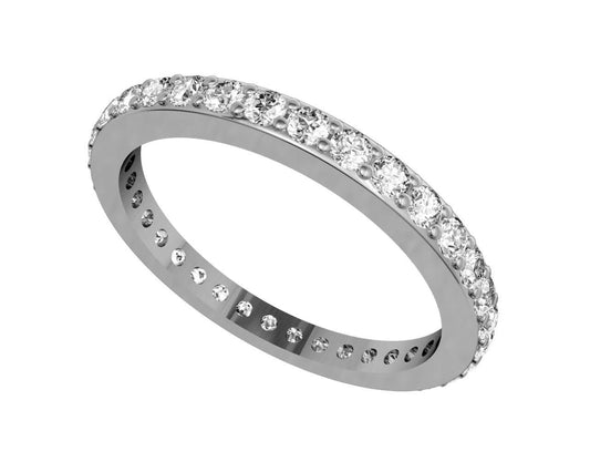 Nicole Eternity diamond band - Jewelslane