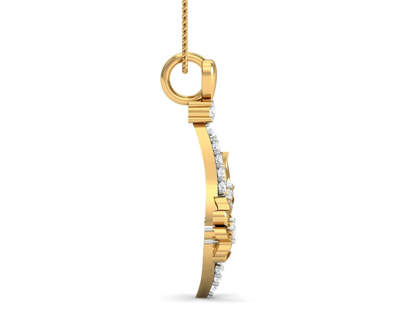 Nitya Delicate Diamond Pendant - Jewelslane