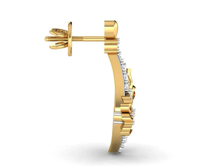 Nitya Diamond Daily wear Earrings - Jewelslane