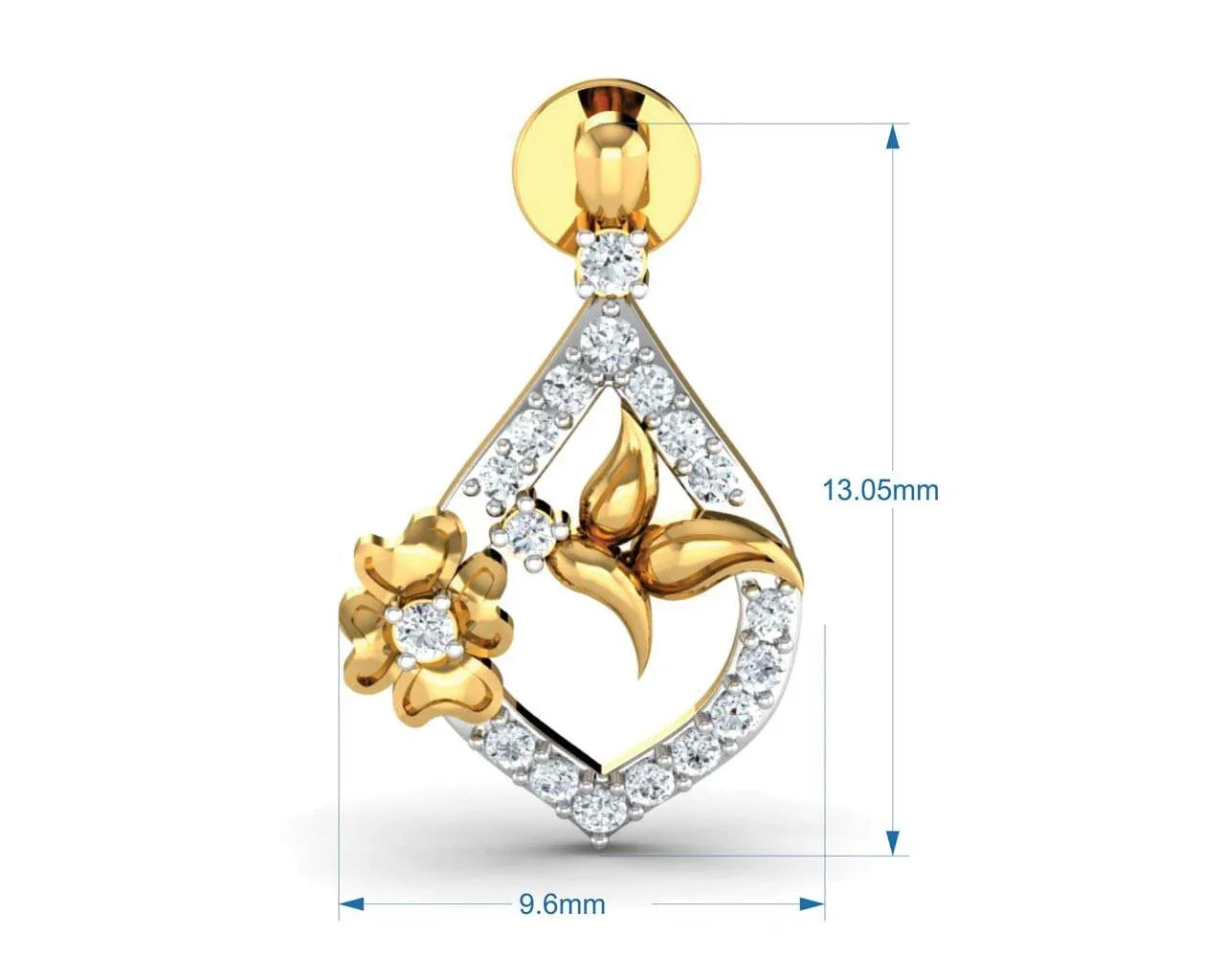 Nitya Diamond Daily wear Earrings - Jewelslane