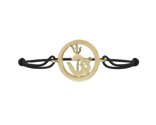 Om Shakti in Gold - Jewelslane