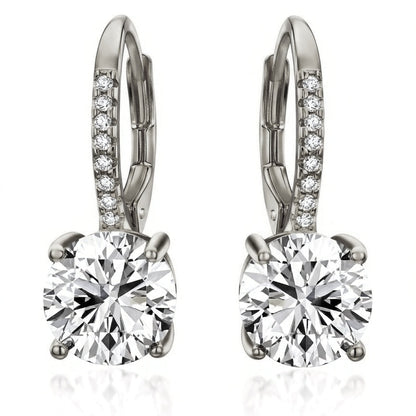 Paloma Lab grown Diamond Hoop Earrings - Jewelslane