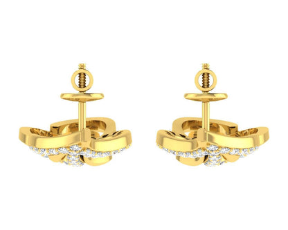 Pamela Diamond Earrings in Gold - Jewelslane