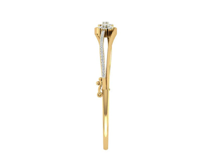 Paoli diamond bracelet in 18k dual tone Gold - Jewelslane