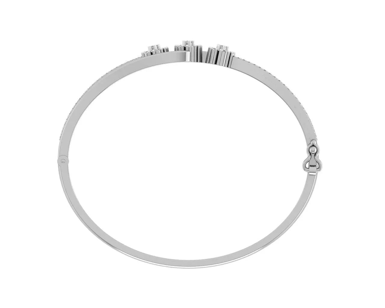 Paoli diamond bracelet in 18k dual tone Gold - Jewelslane