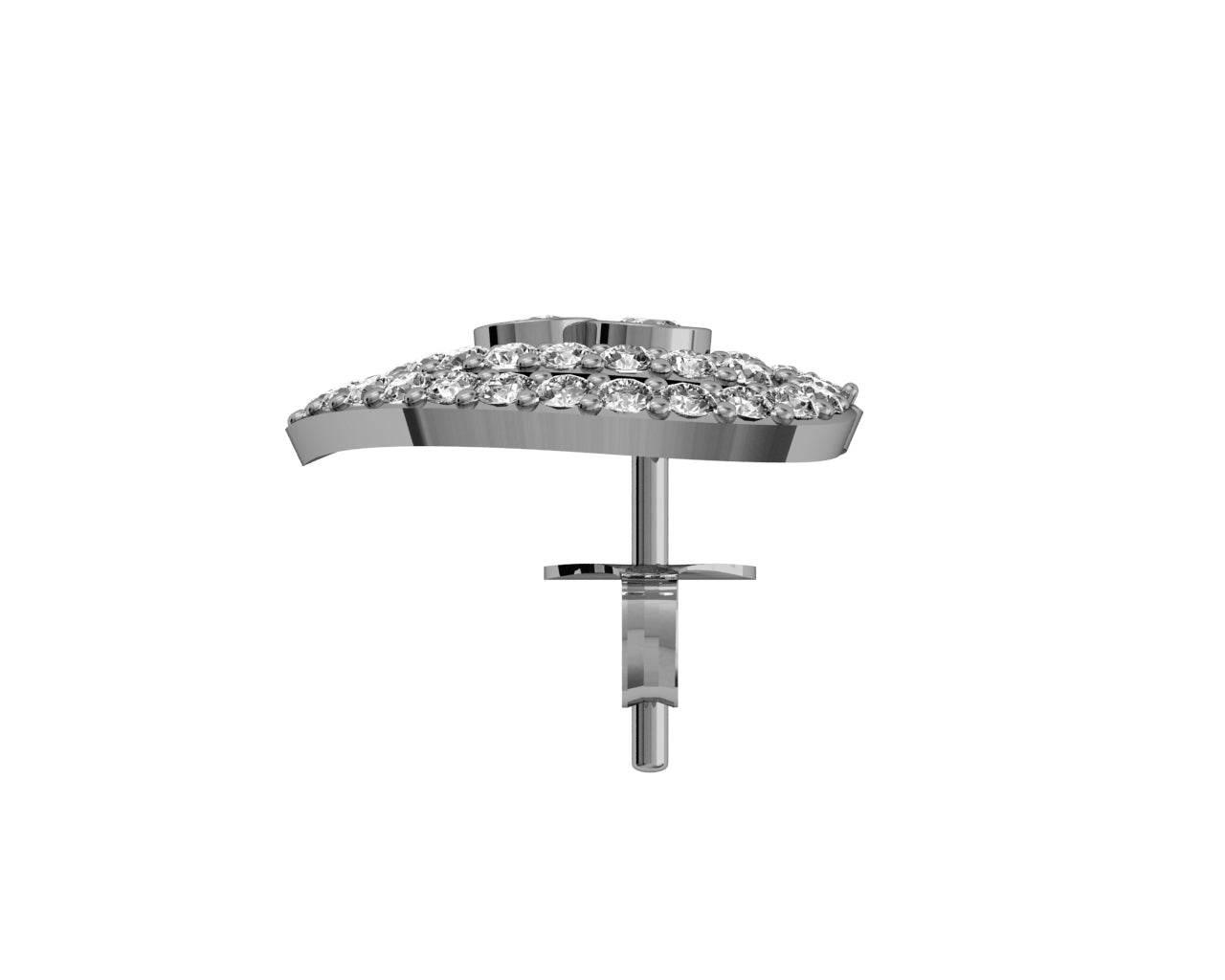 Precious Hearts Diamond Earstuds - Jewelslane
