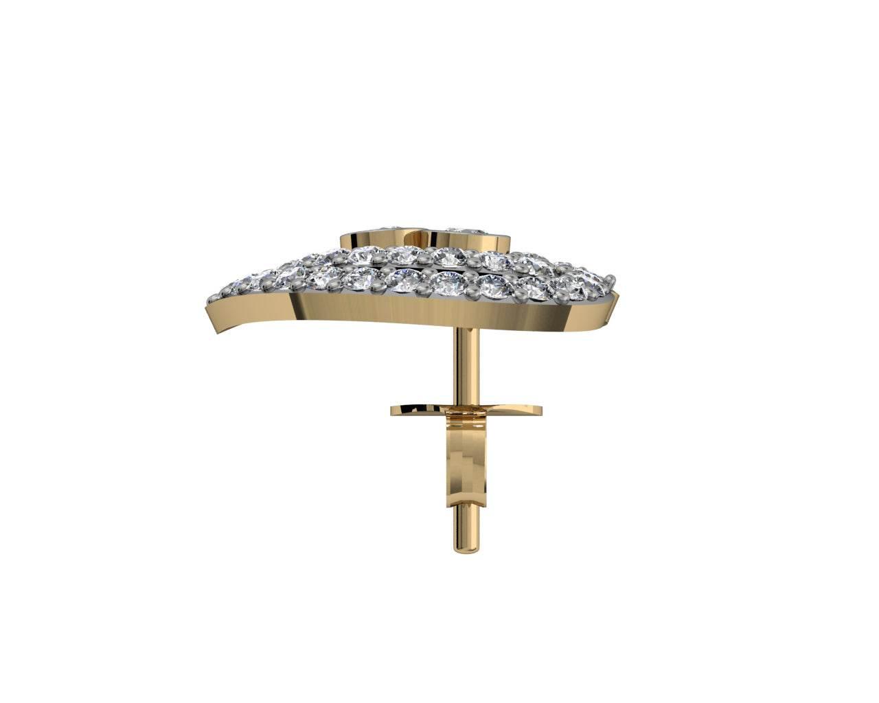 Precious Hearts Diamond Earstuds - Jewelslane