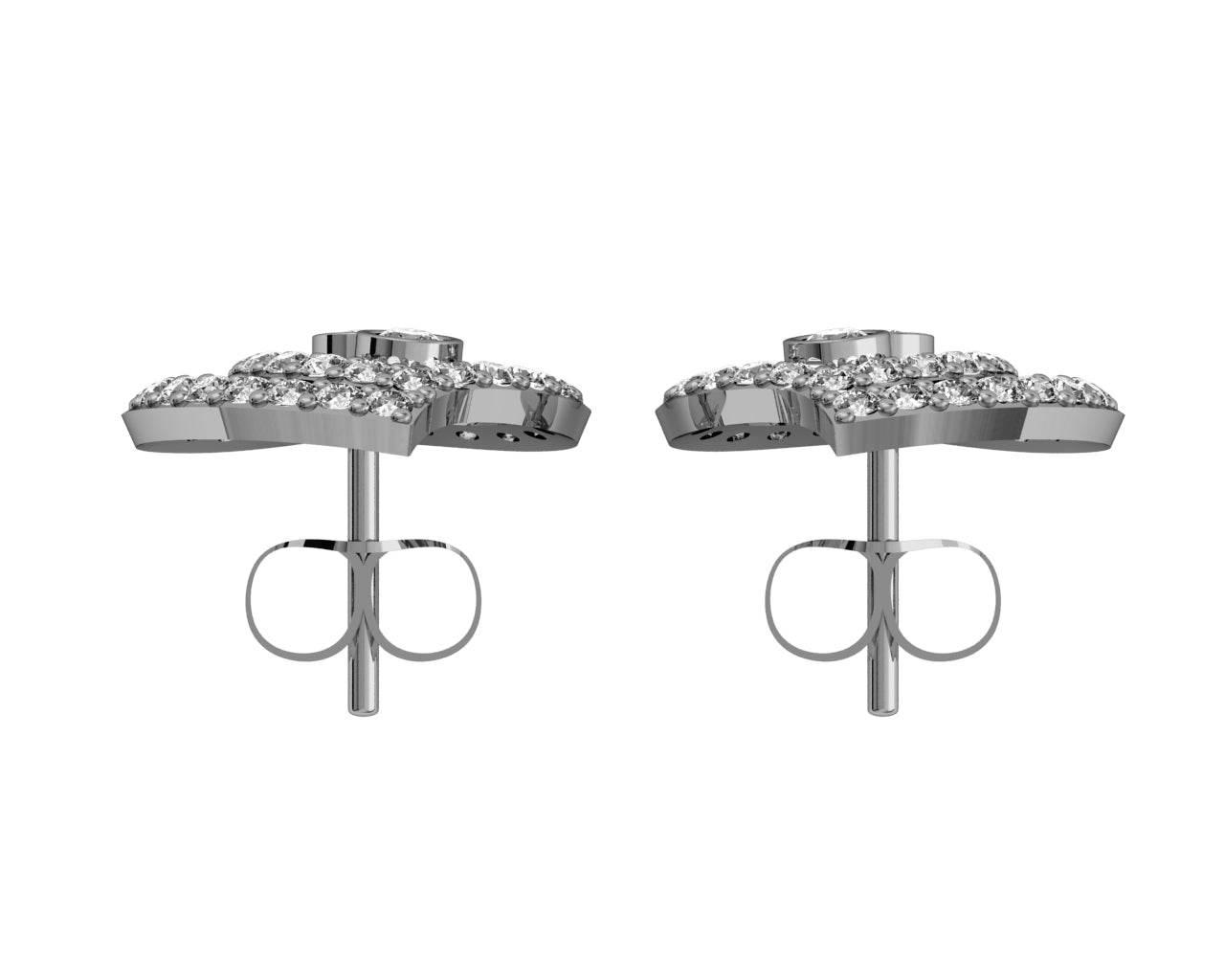 Precious Hearts Diamond Earstuds - Jewelslane