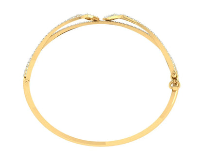 Rami Diamond half bangle - Jewelslane
