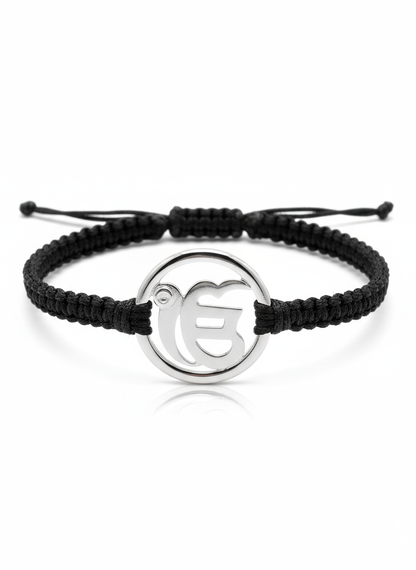Ik Onkaar Silver Bracelet - Jewelslane