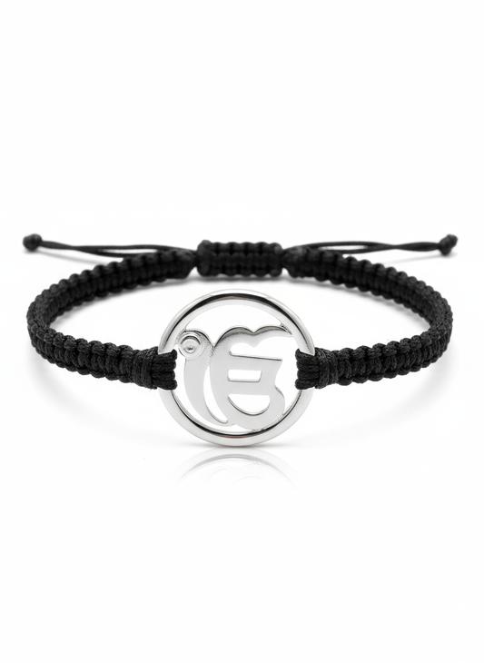 Ik Onkaar Silver Bracelet - Jewelslane