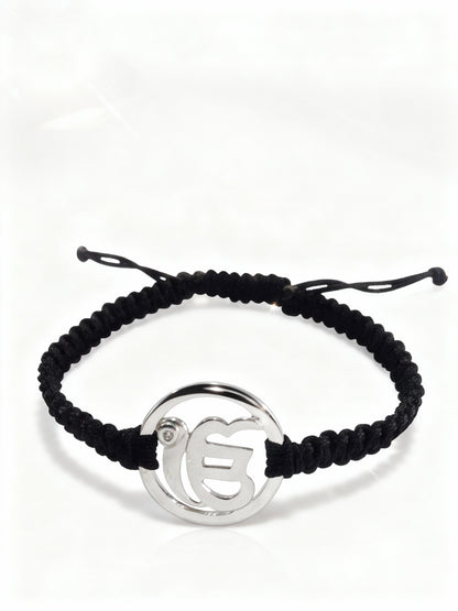 Ik Onkaar Silver Bracelet - Jewelslane