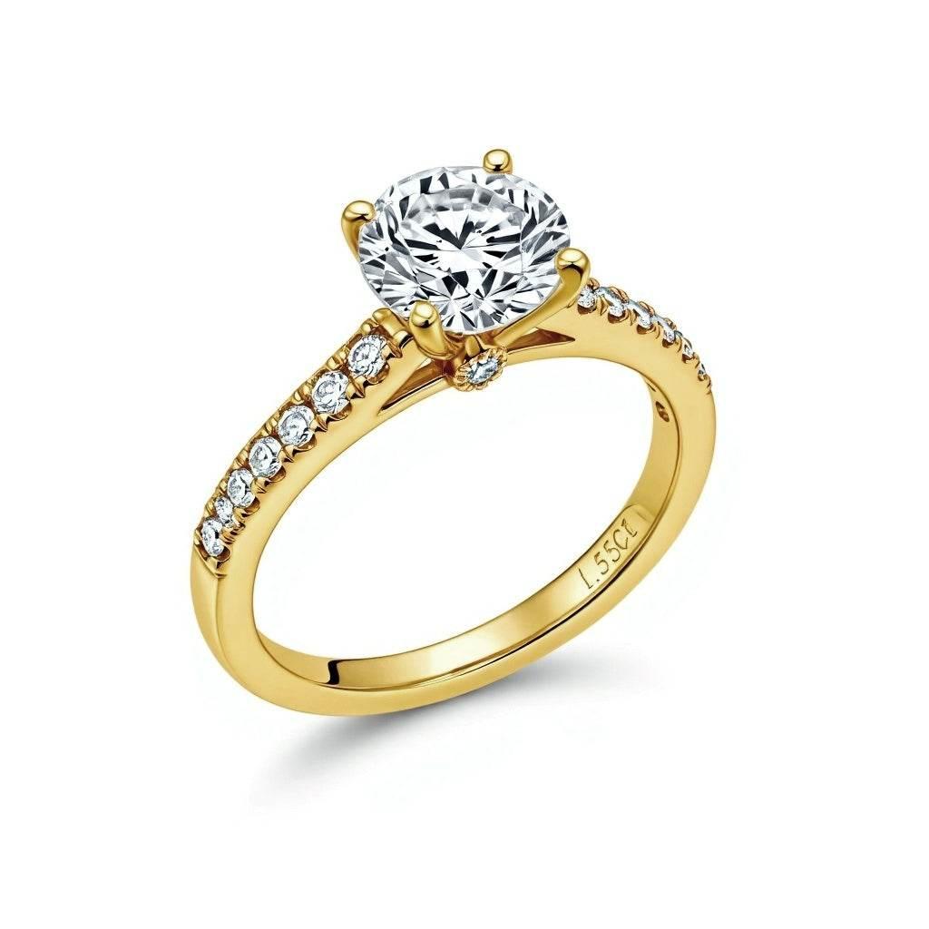 Ruma Classic Round Brilliant Lab Diamond Engagement ring | Jewelslane