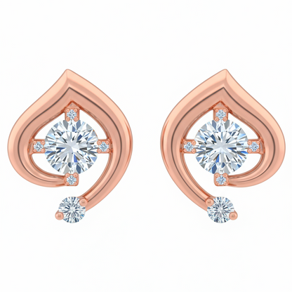 Sabine Lab Diamond Stud Earrings - Jewelslane