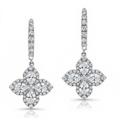 Sachi Lab Grown Diamond Dangle Earrings - Jewelslane