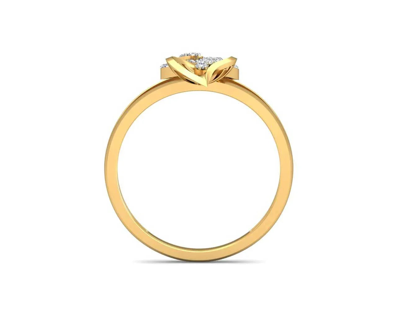 Sama Designer Diamond Ring in hallmarked gold - Jewelslane