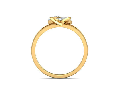 Sama Designer Diamond Ring in hallmarked gold - Jewelslane
