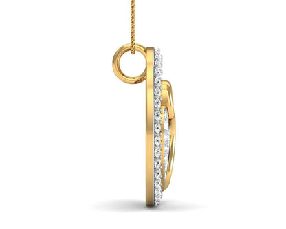 Samra Diamond Heart Pendant - Jewelslane