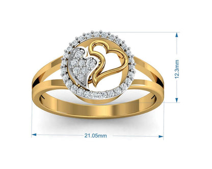Samra Diamond Hearts Pendant Set - Jewelslane