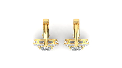 Sara Lab Grown Diamond Solitaire Earrings - Jewelslane