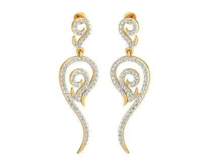 Sera Diamond Danglers - Jewelslane