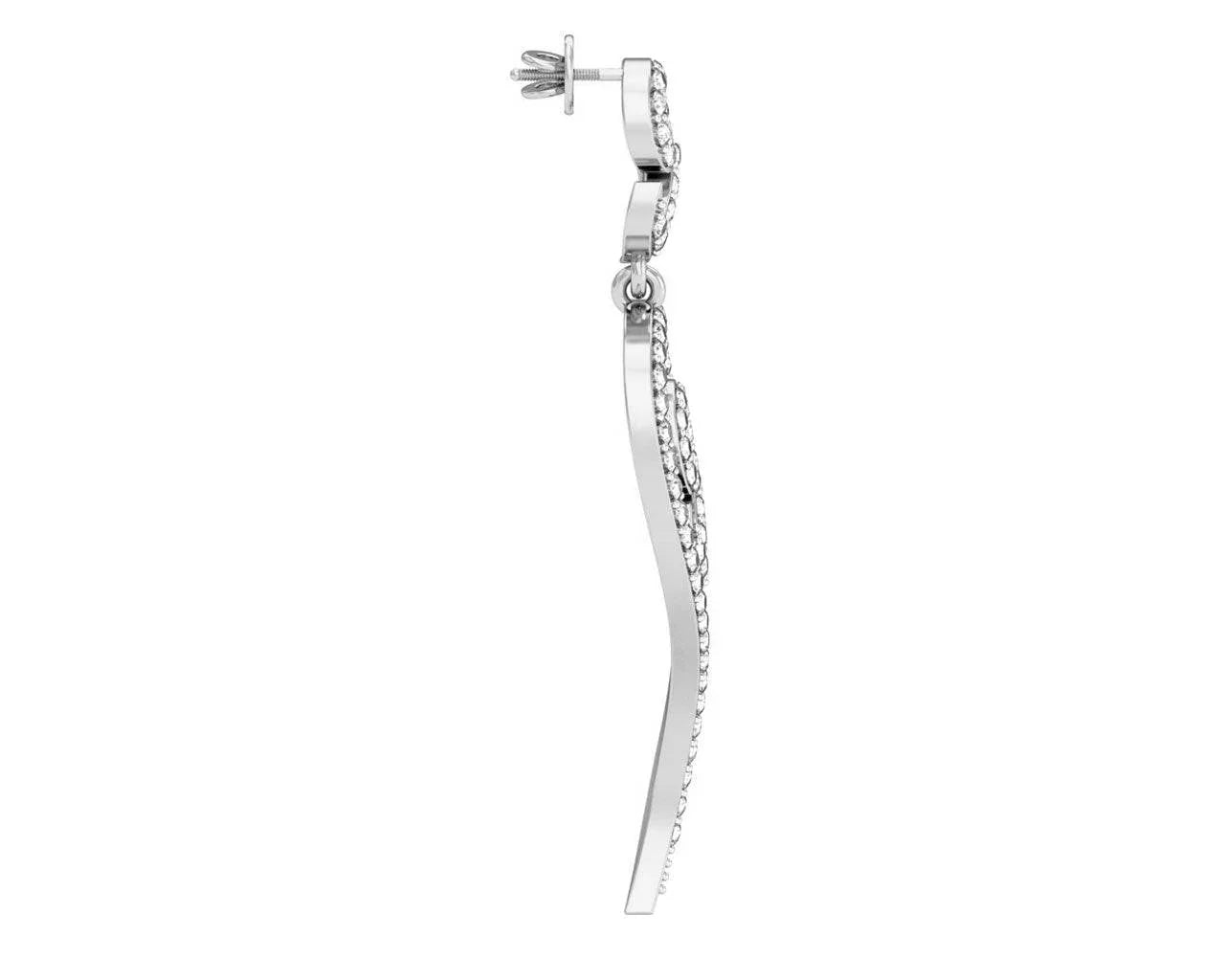 Sera Diamond Danglers - Jewelslane