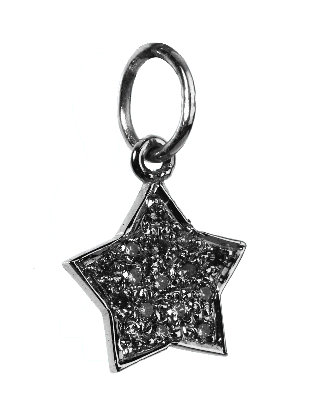 Star of My Life Charm in silver - Jewelslane
