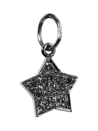 Star of My Life Charm in silver - Jewelslane