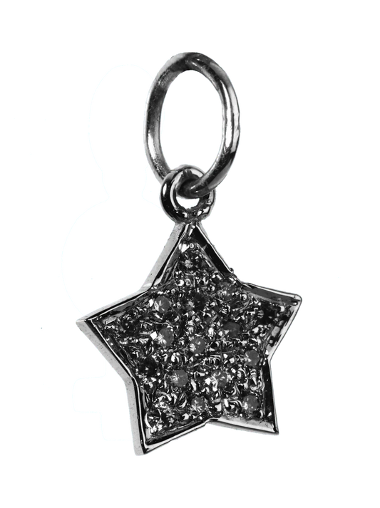 Star of My Life Charm in silver - Jewelslane