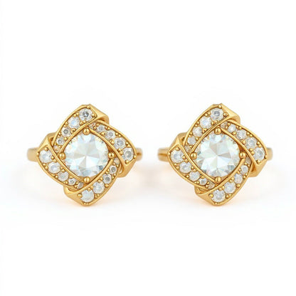Tace Lab Diamond daily wear Earrings - Jewelslane