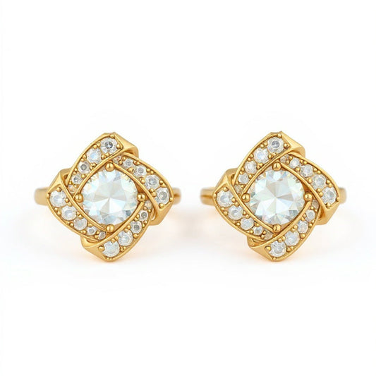 Tace Lab Diamond daily wear Earrings - Jewelslane