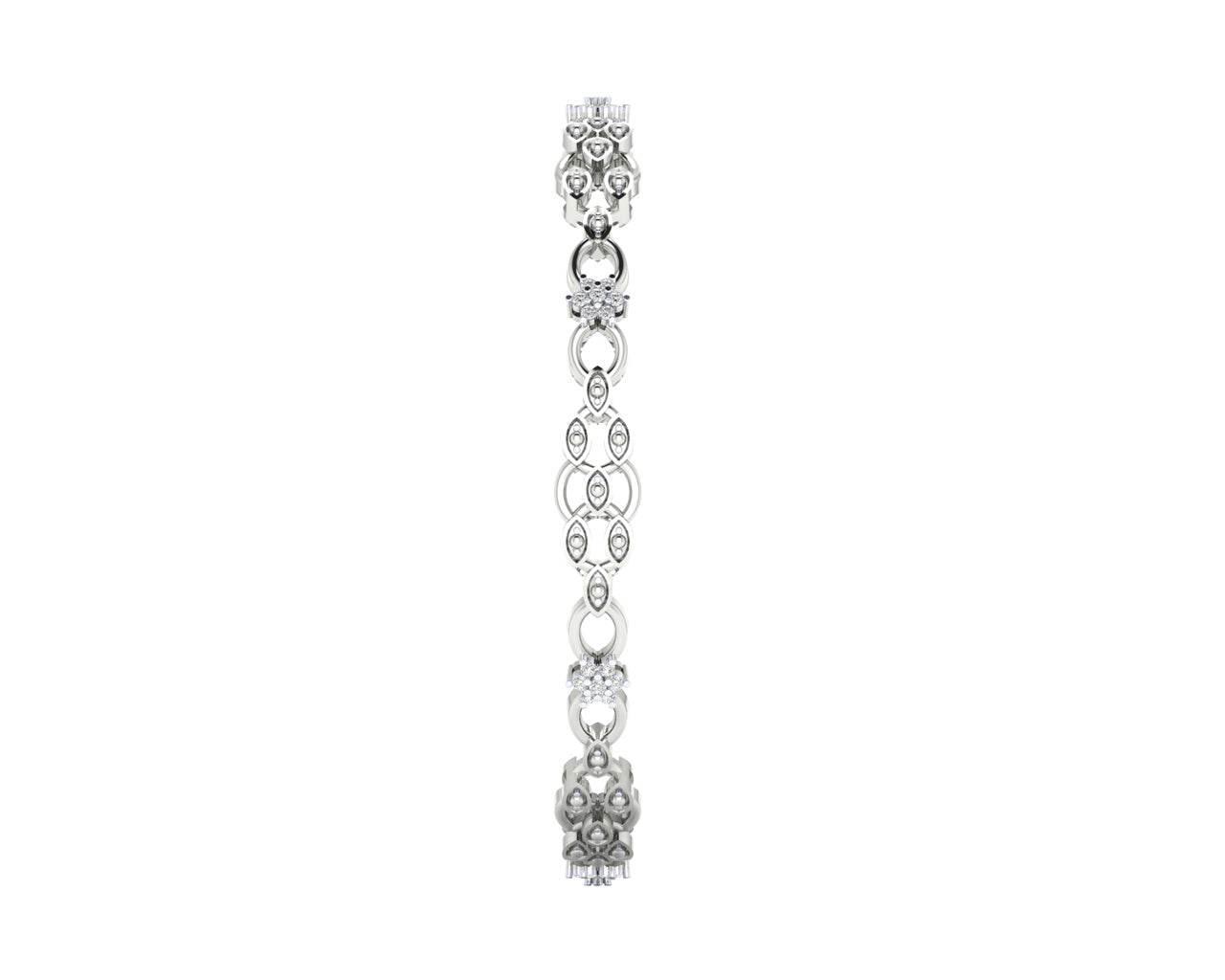 Tara Ladies Bangle in 14k Gold - Jewelslane
