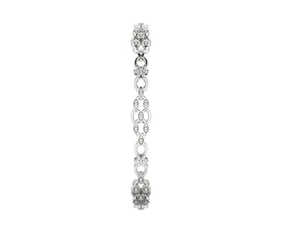 Tara Ladies Bangle in 14k Gold - Jewelslane