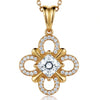 Tara Princess Cut Lab Diamond Solitaire Pendant - Jewelslane