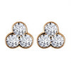 Umika Round Lab Diamonds Solitaire Earrings - Jewelslane