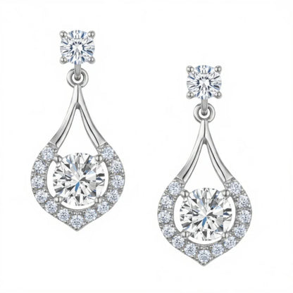 Vala Lab Diamond Solitaire Earrings - Jewelslane