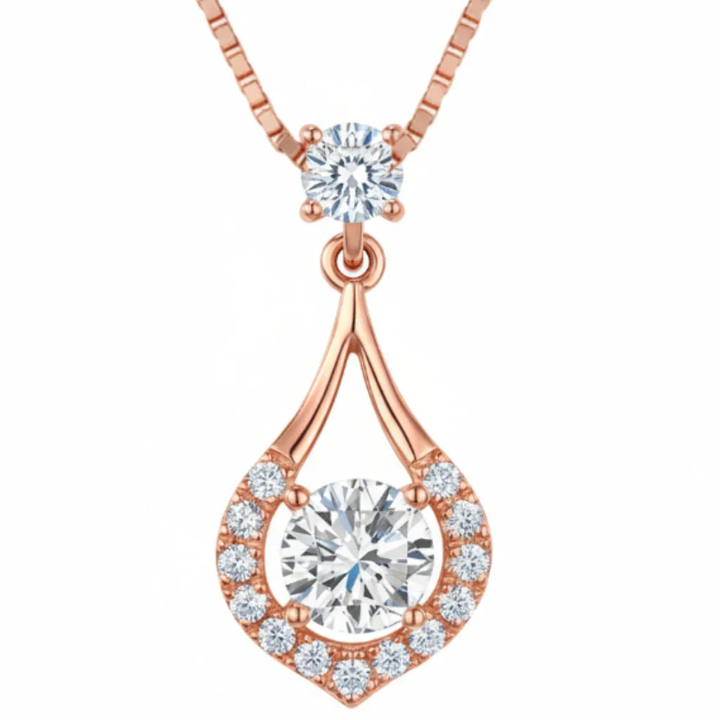 Vala Lab Diamond Solitaire Pendant - Jewelslane